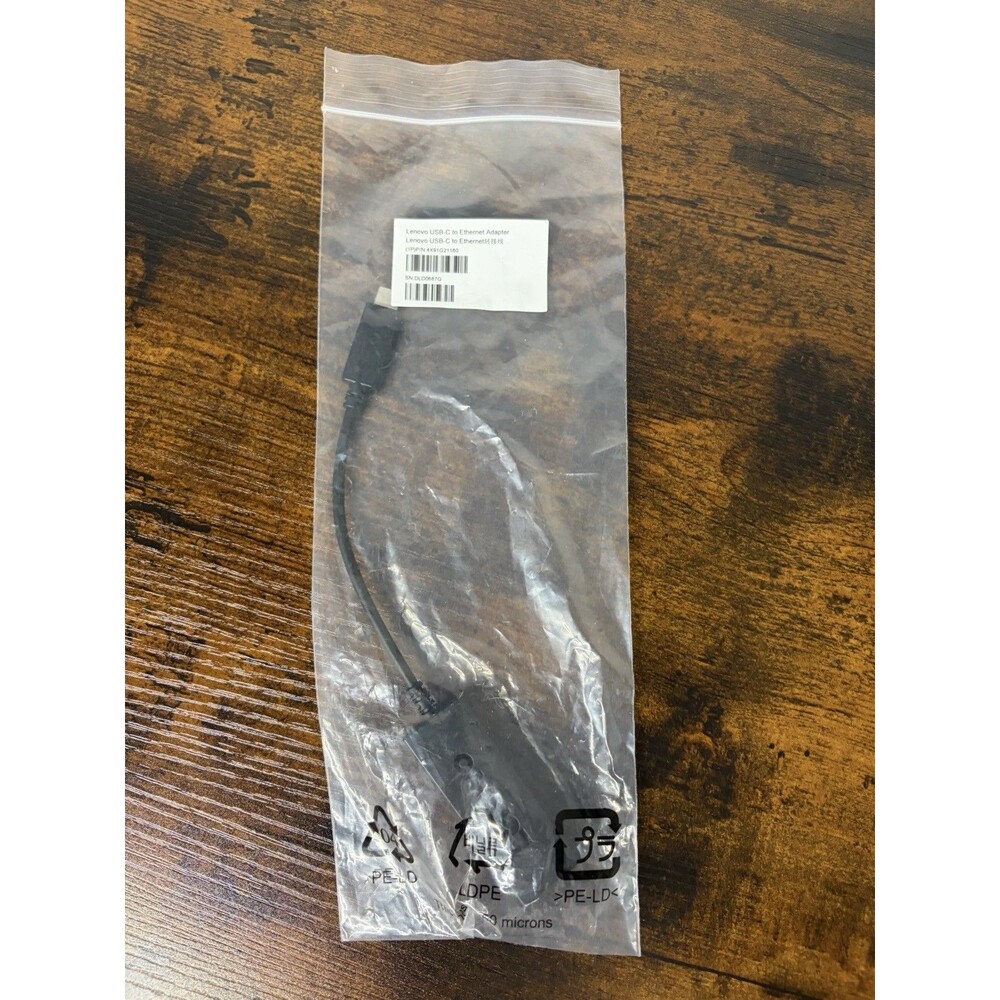 Lenovo USB-C to Ethernet Adapter Cable‎ NEW 4X91G2110 Network Cable
